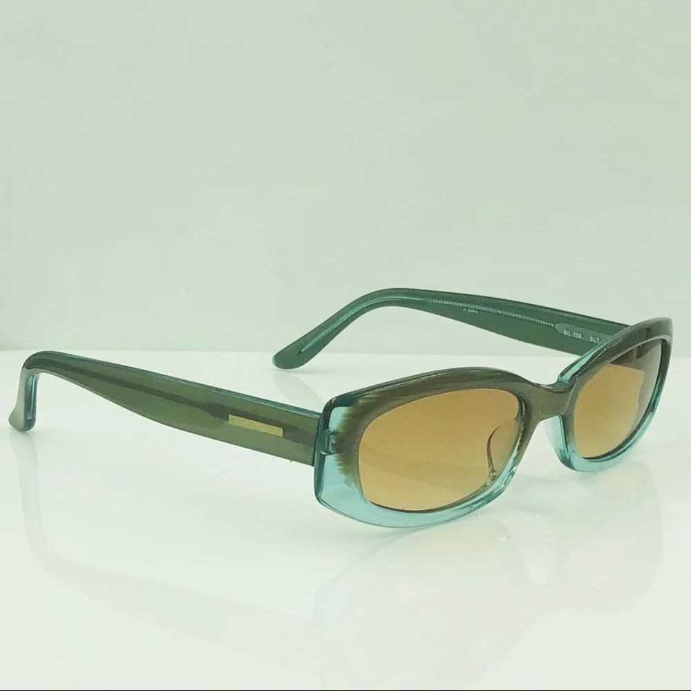 BCBG MAXAZRIA Gray Oval Sunglasses Frames